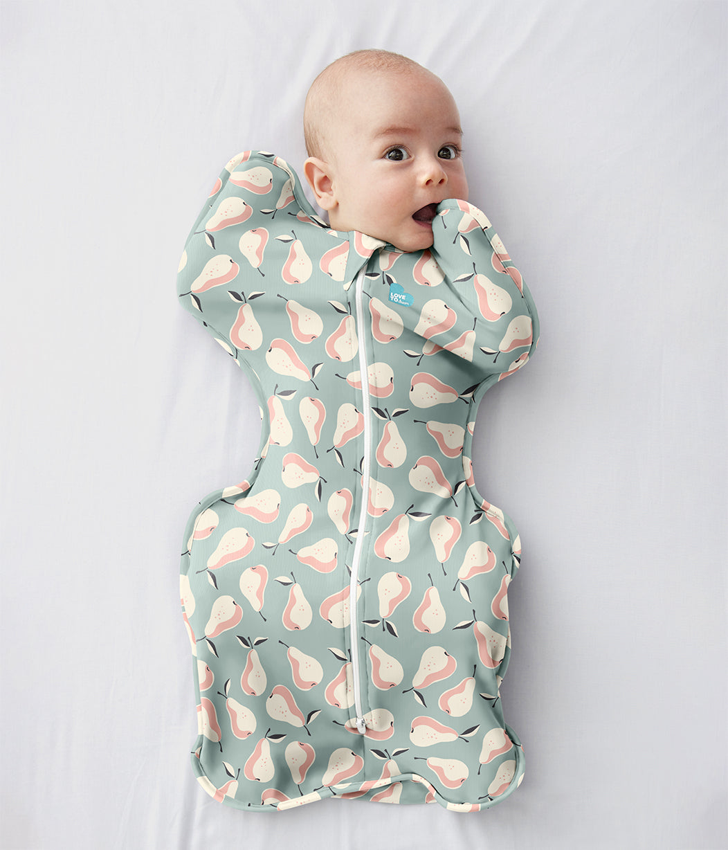 Swaddle Up™ Sac d'emmaillotage Original Motif Poire Olive