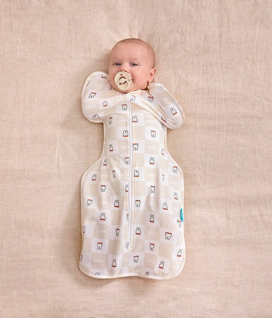 Miffy Swaddle Up Starter Bundle | 1.0 TOG | Birke 2 | Blau Miffy Checker