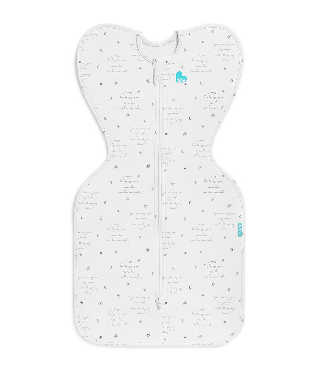 Sac d'emmaillotage Swaddle Up™ 0,2 TOG Coton Blanc Tu es mon