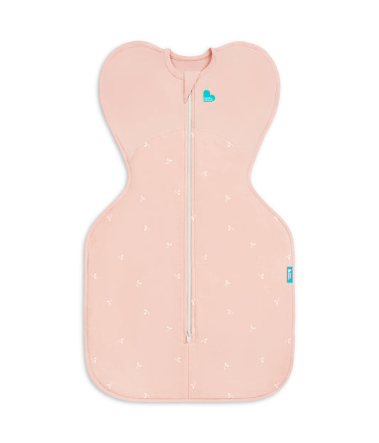 Swaddle Up™ Pucksack 1.5 TOG Baumwollfleece Zartrosa Zweige