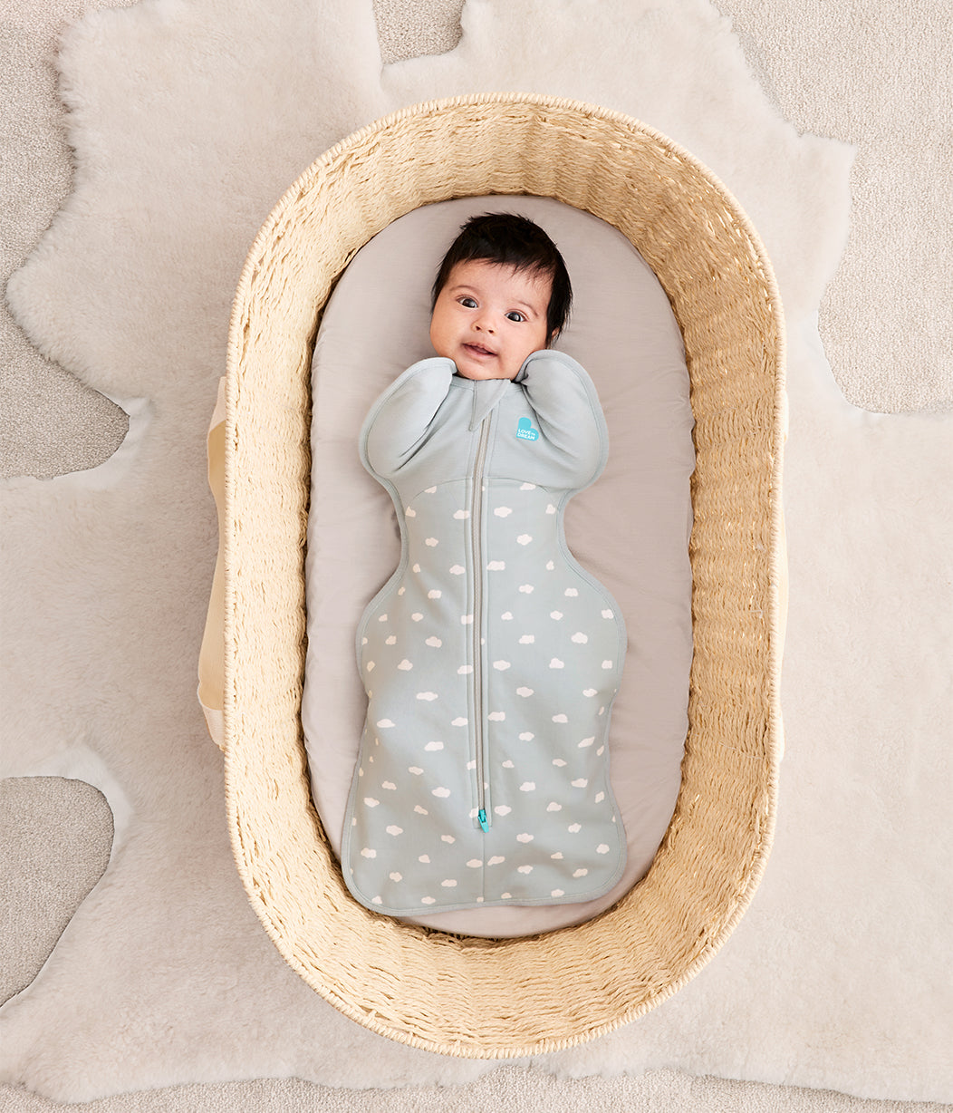 Swaddle Up™ Pucksack 1.5 TOG Baumwolle Helles Oliv Mini-Wolke