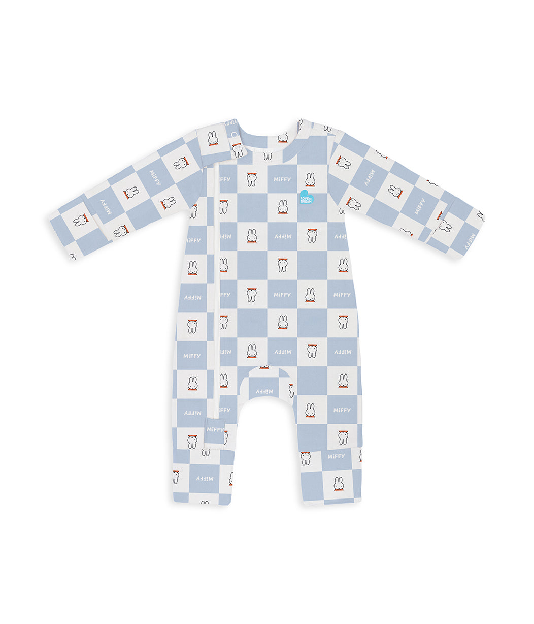 Romper Cotton Blue Miffy Checker