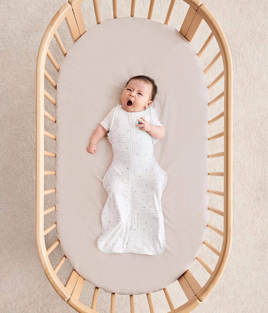 Swaddle Up™ Übergangspucksack 0.2 TOG Baumwolle Weiß Du Bist Mein