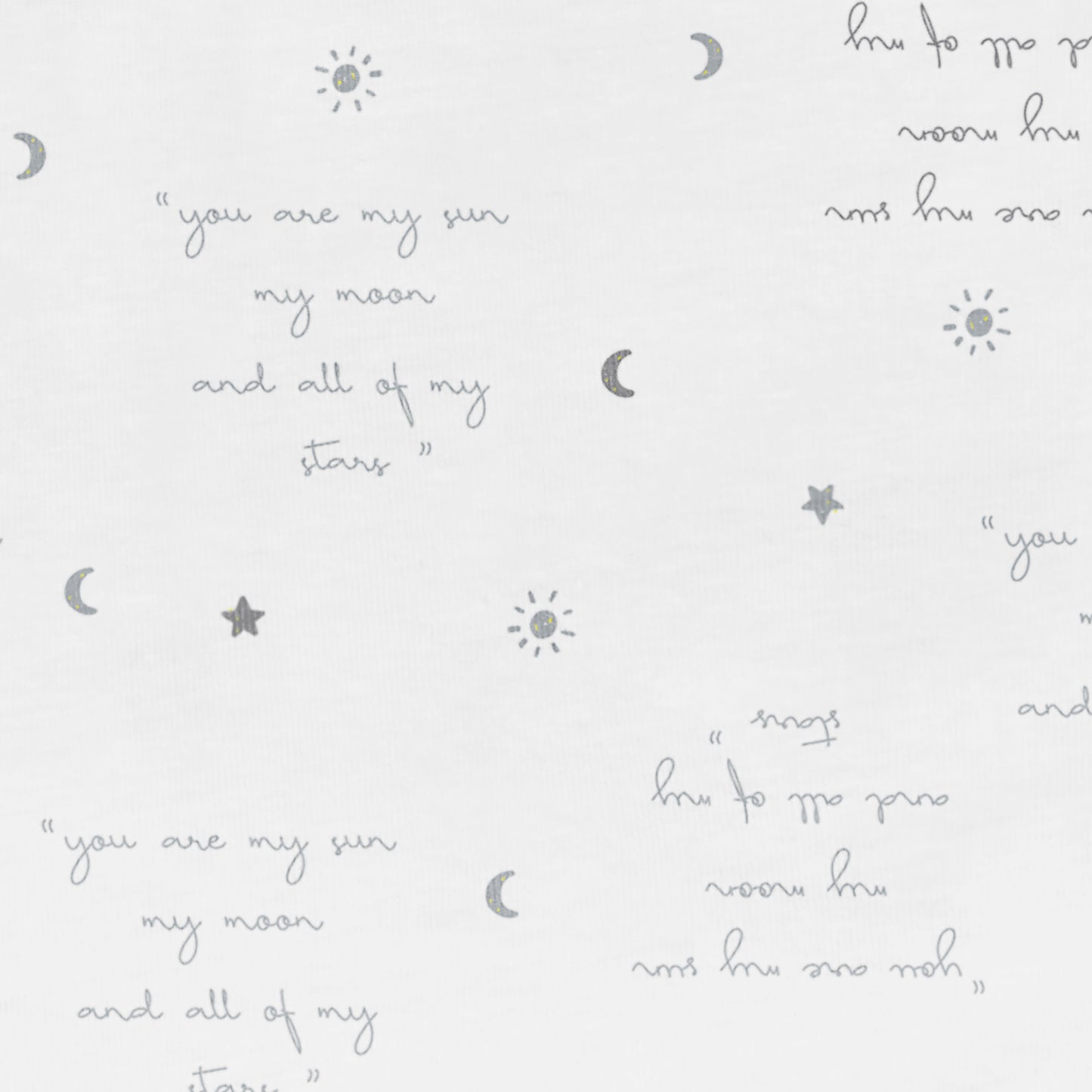 Swaddle Up™ Übergangspucksack 0.2 TOG Baumwolle Weiß Du Bist Mein