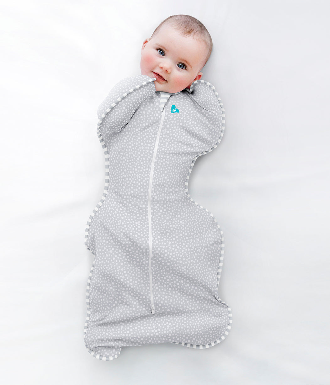 Swaddle Up™ Sac d'emmaillotage Bambou Viscose À Pois Gris