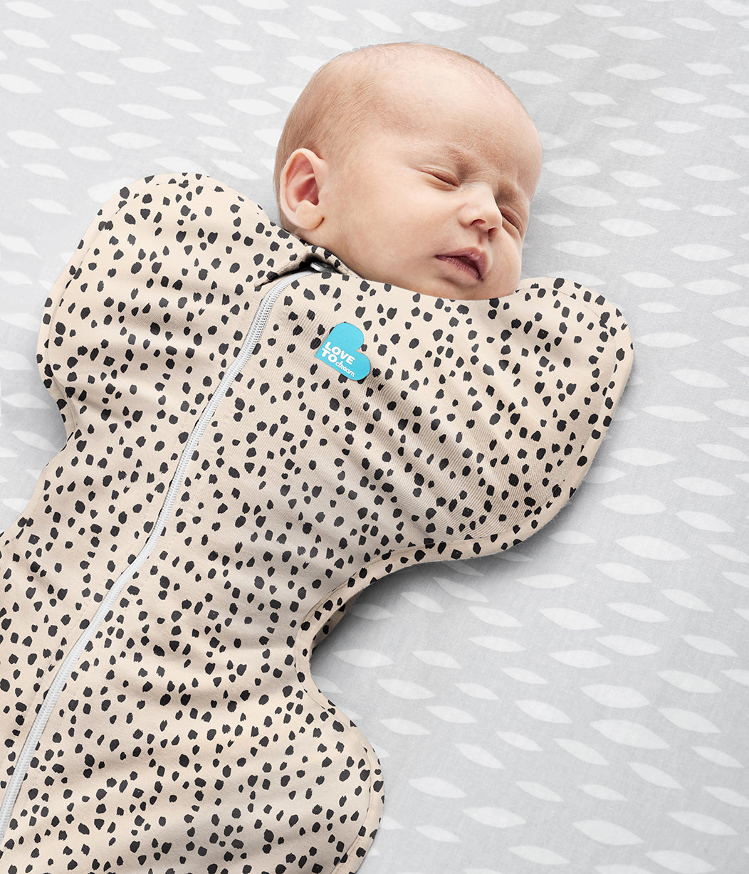 Swaddle Up™ Sac d'emmaillotage Original Motif Animal Beige