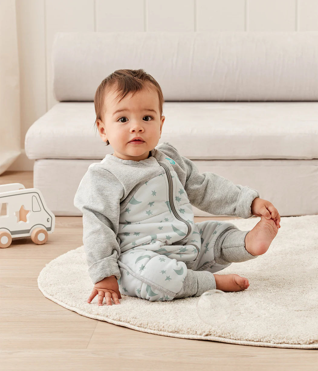 Swaddle Up™ 1.0 TOG Cotton Dusty Blue Daydream