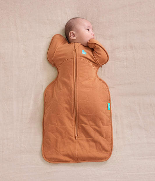 Gigoteuse de transition 2-en-1 Swaddle Up™ 2.5 TOG Coton Noisette Étoile matelassée
