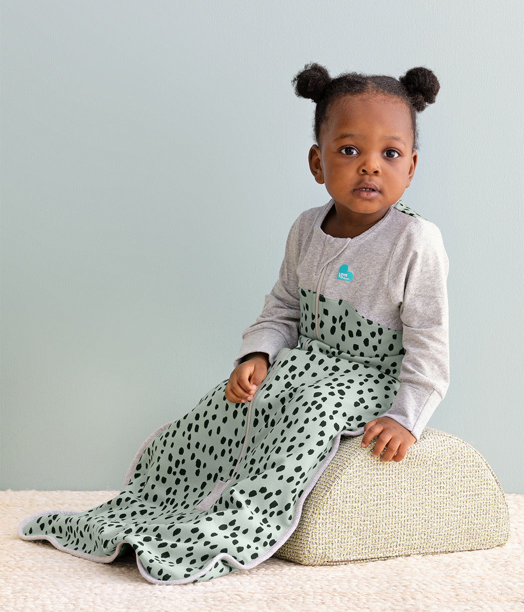 Pyjama motif animalier olive