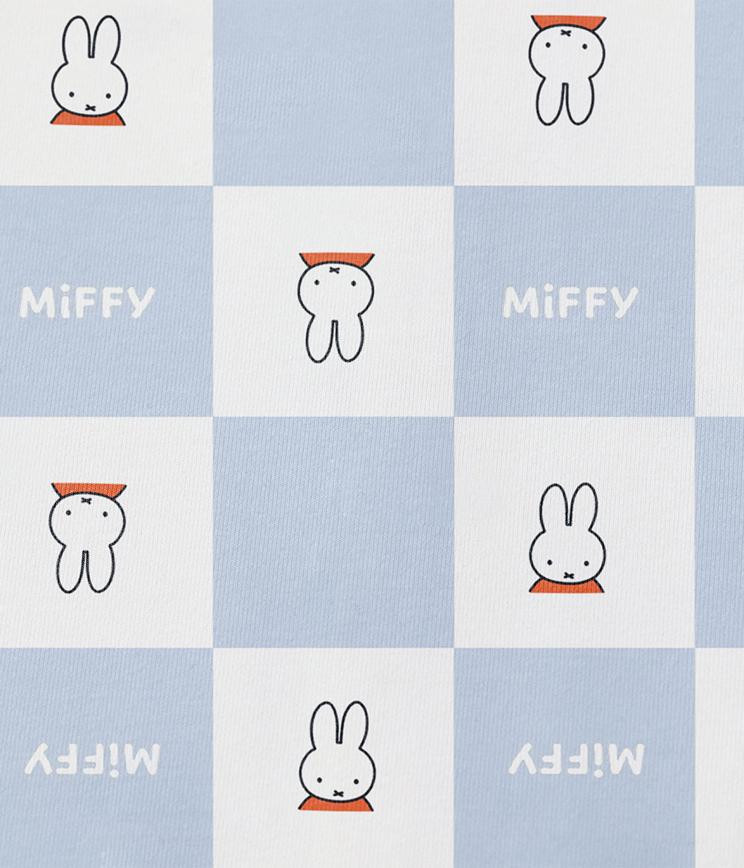Swaddle Up™ Swaddle 1.0 TOG Cotton Blue Miffy Checker