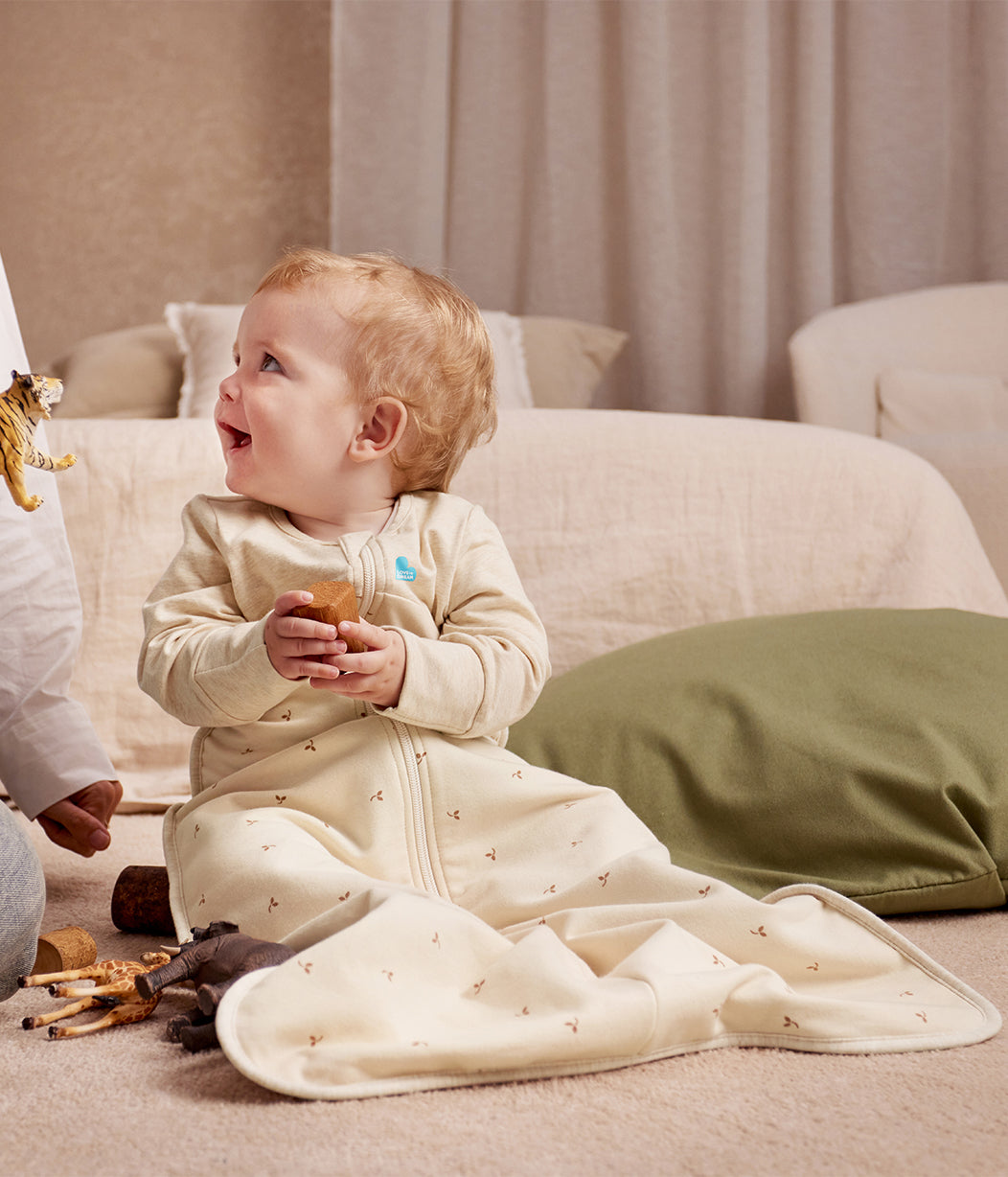 Gigoteuse manches longues 1.5 TOG Coton Nature chiné Branches