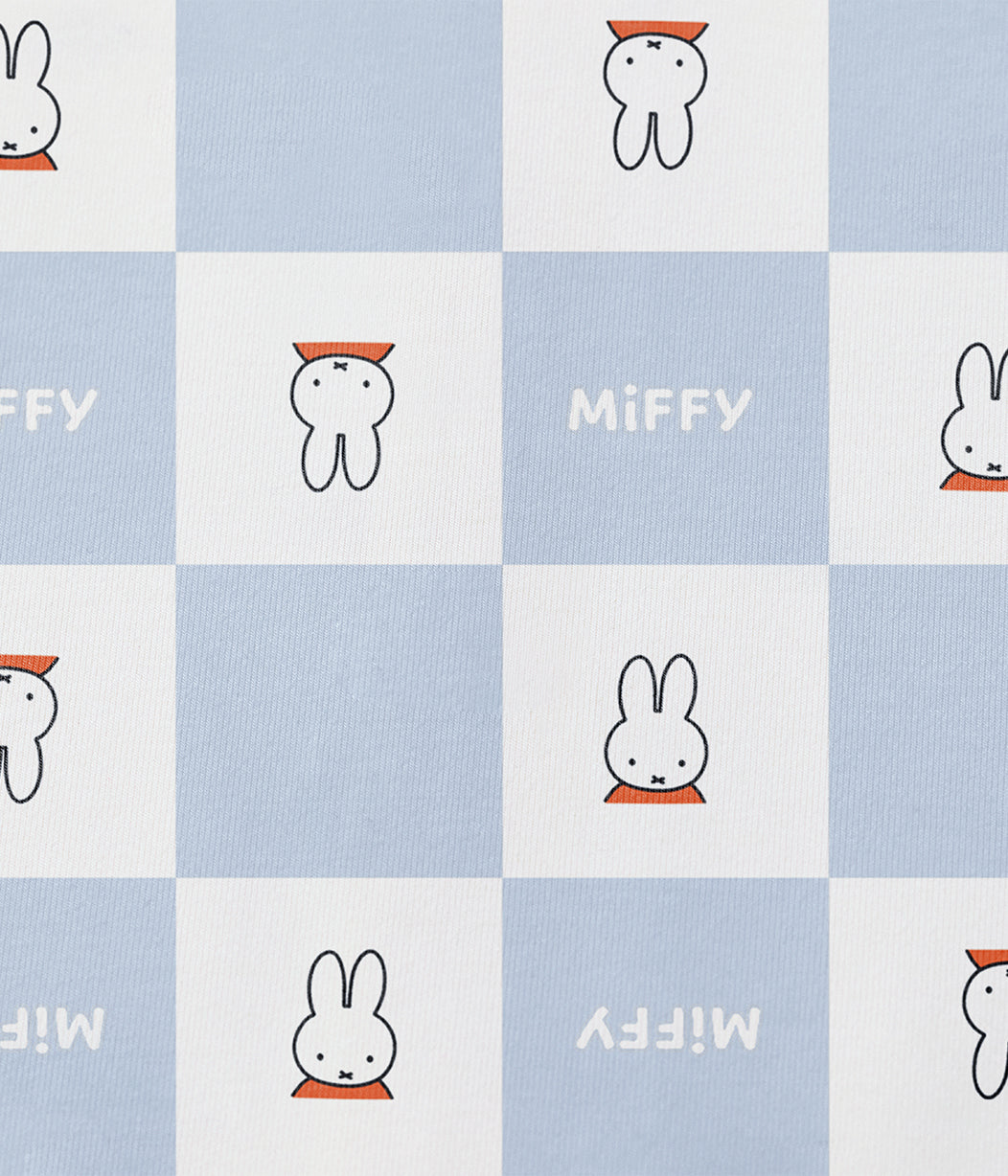 Swaddle up 2-in-1 Transition Swaddle 1.0 TOG Cotton Birch Miffy Checker.