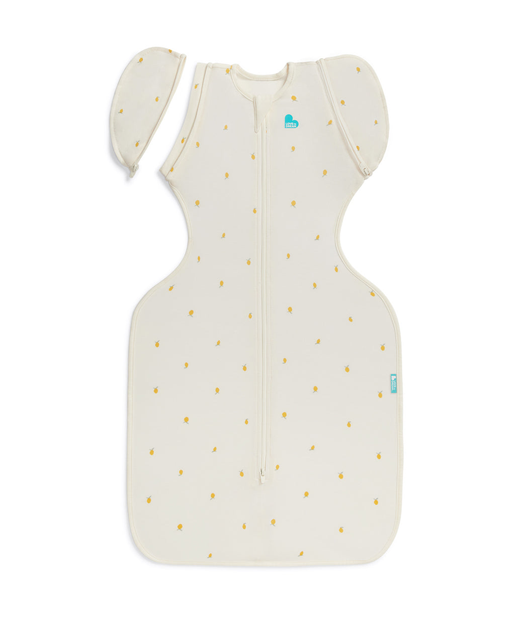Swaddle Up™ Gigoteuse d’emmaillotage de transition 1.0 TOG Viscose de Bambou Crème Citrons