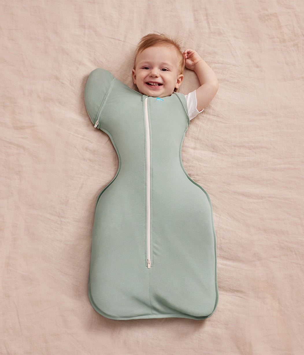 Swaddle Up™ Gigoteuse d’emmaillotage de transition 0.2 TOG Coton Vert