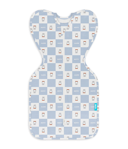 Swaddle Up™ Swaddle 1.0 TOG Cotton Blue Miffy Checker