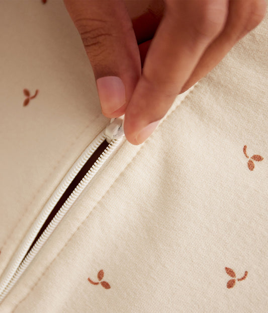 Swaddle Up™ 1.5 TOG Cotton Fleece Oatmeal Twigs
