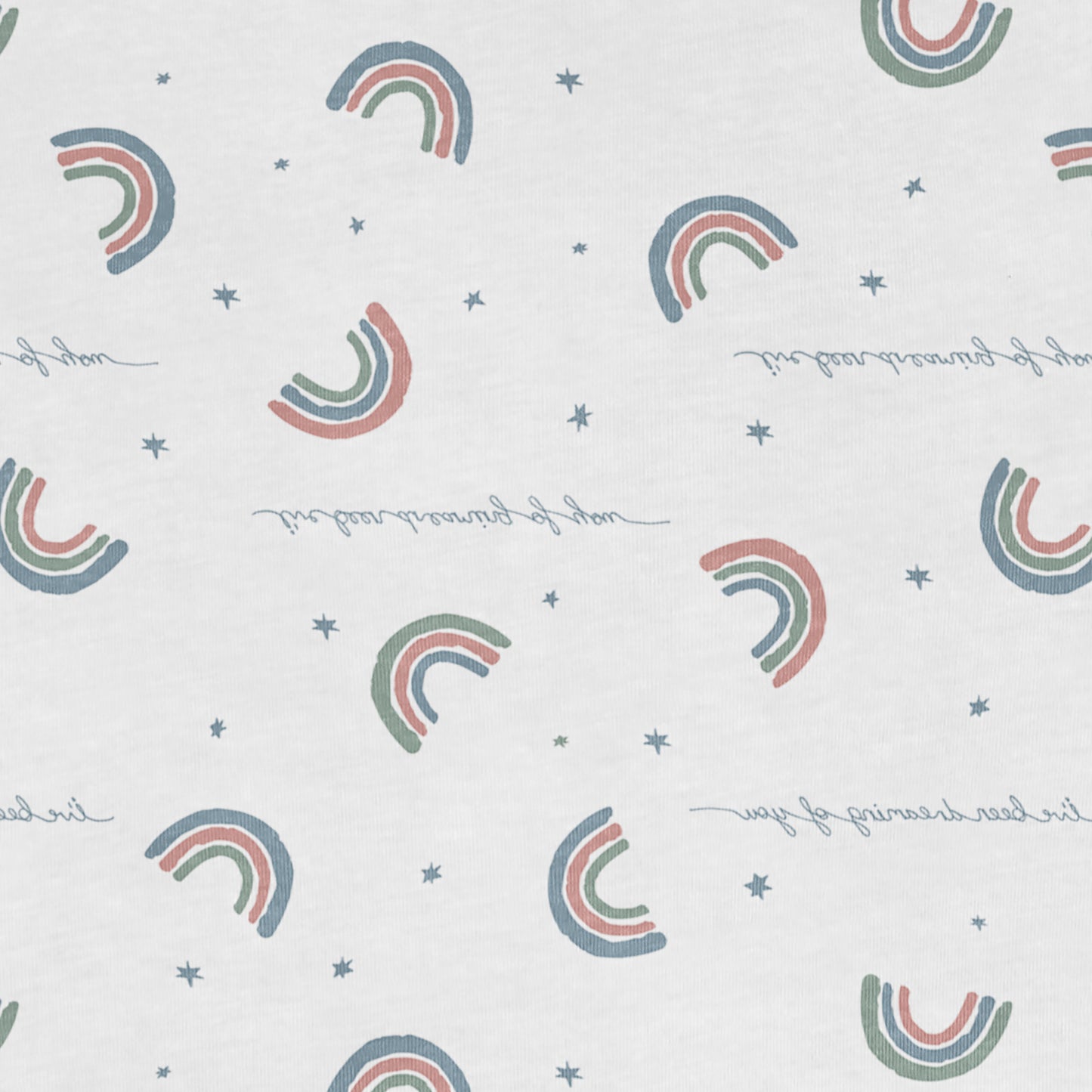 Gigoteuse Swaddle Up™ pour bébé, 1.0 TOG, coton blanc, Rêve Arc-en-ciel