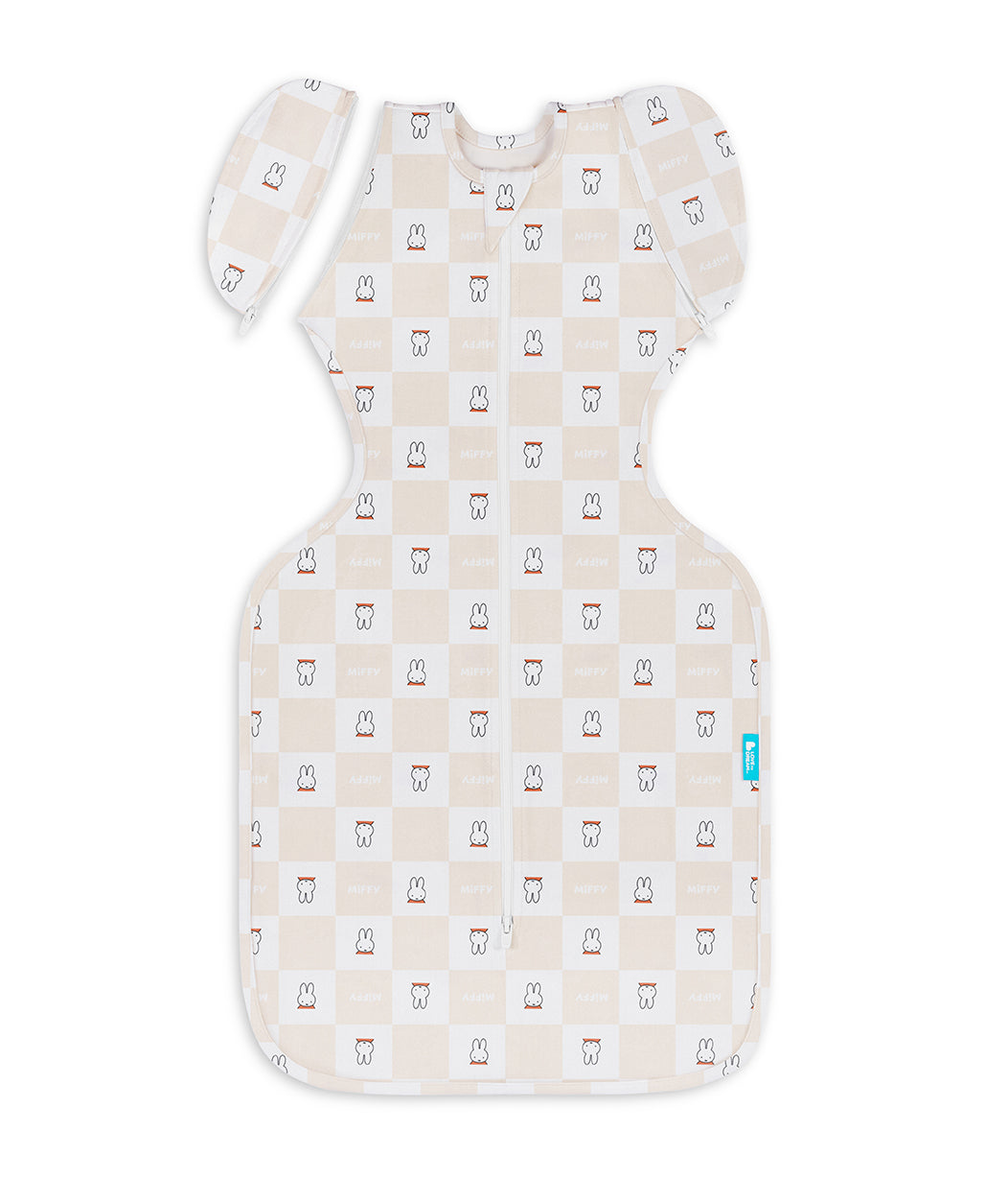 Gigoteuse d'emmaillotage évolutive Swaddle Up™ 2-en-1 1.0 TOG Coton Bouleau Miffy à carreaux