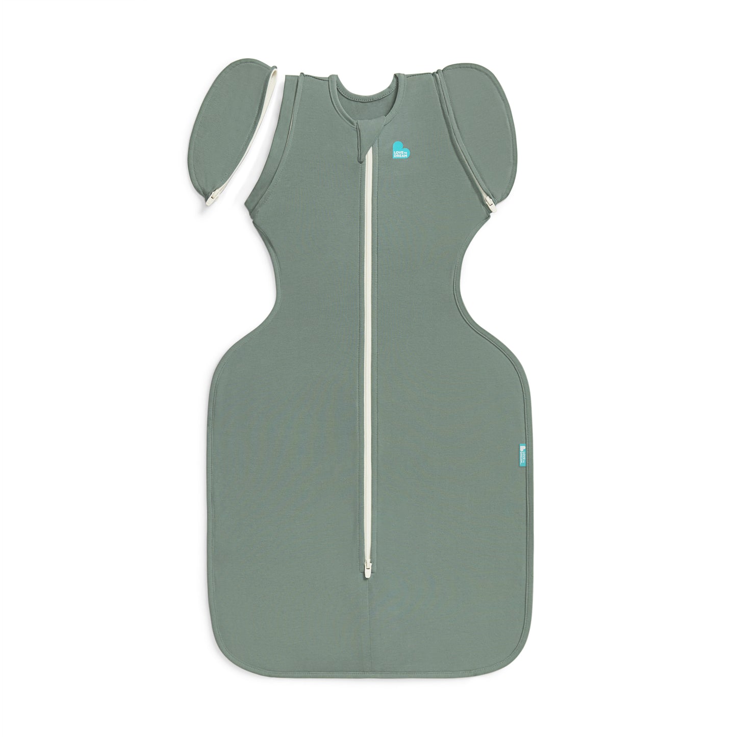 Swaddle Up™ Sac d'emmaillotage transitionnel en coton 1,0 TOG Olive profond
