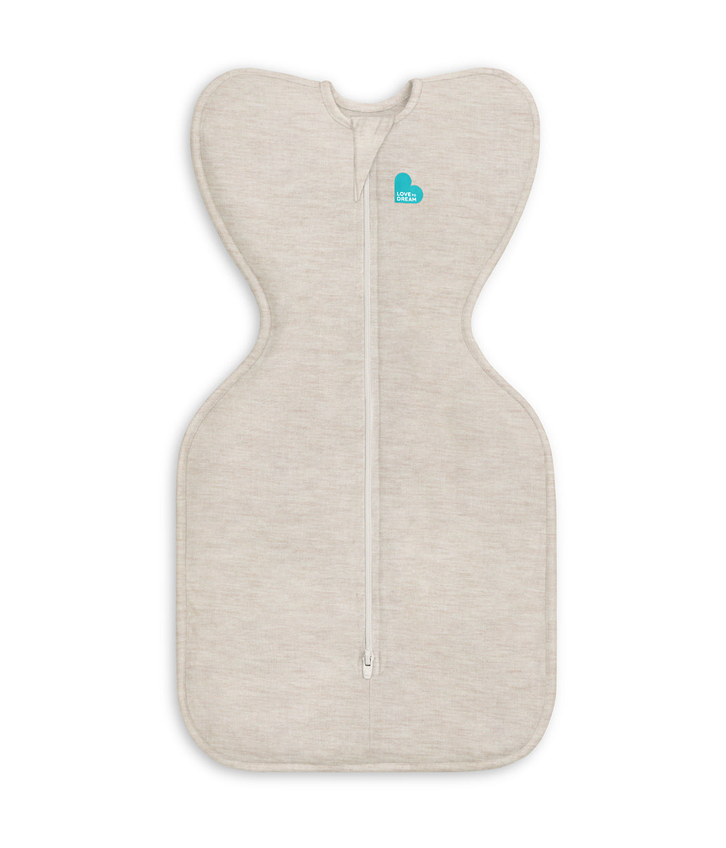 Swaddle Up™ Pucksack 1.0 TOG Baumwolle Naturmeliert