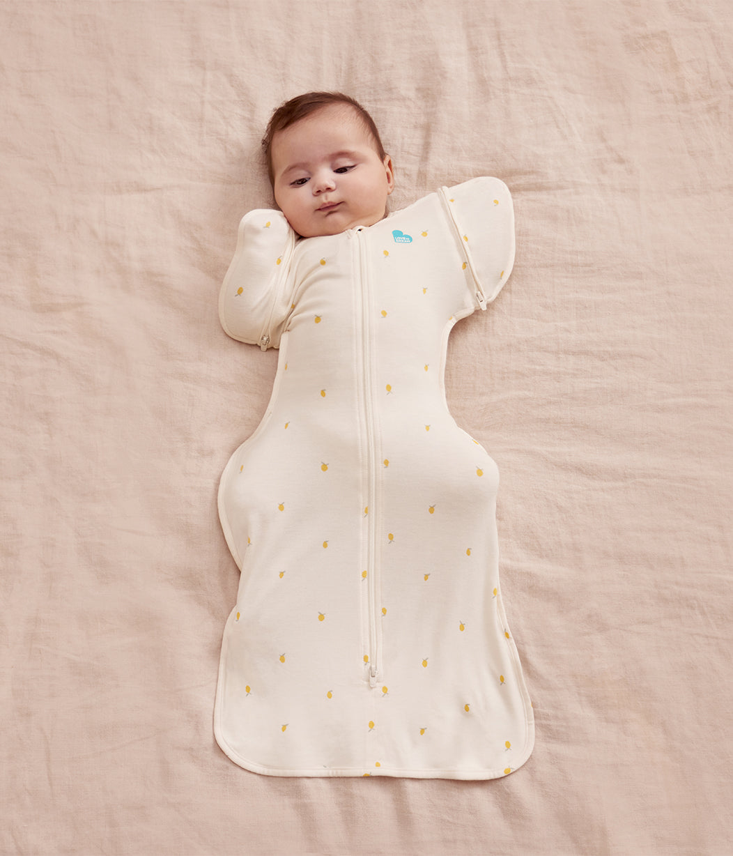 Swaddle Up™ Gigoteuse d’emmaillotage de transition 1.0 TOG Viscose de Bambou Crème Citrons