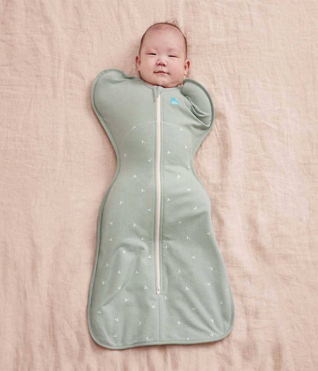 Swaddle Up™ 1.5 TOG Cotton Fleece Olive Twigs