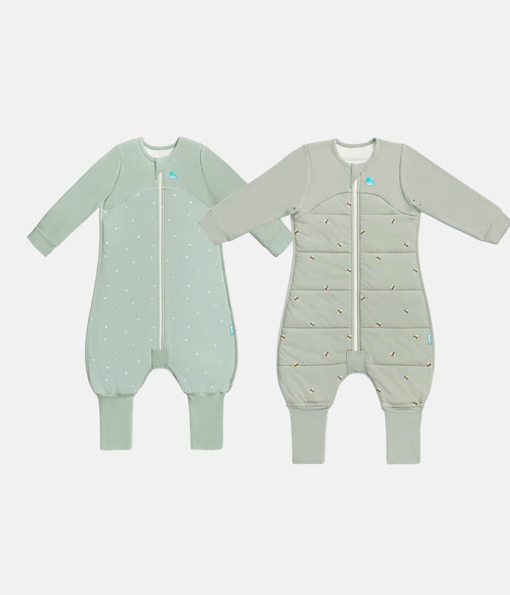Schlafanzug Bundle | 1,5 | 2,5 TOG | Oliv Zweige | Oliv Bienen
