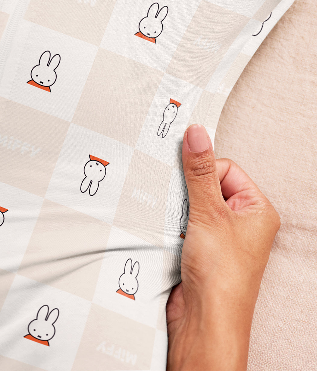 Gigoteuse d'emmaillotage évolutive Swaddle Up™ 2-en-1 1.0 TOG Coton Bouleau Miffy à carreaux