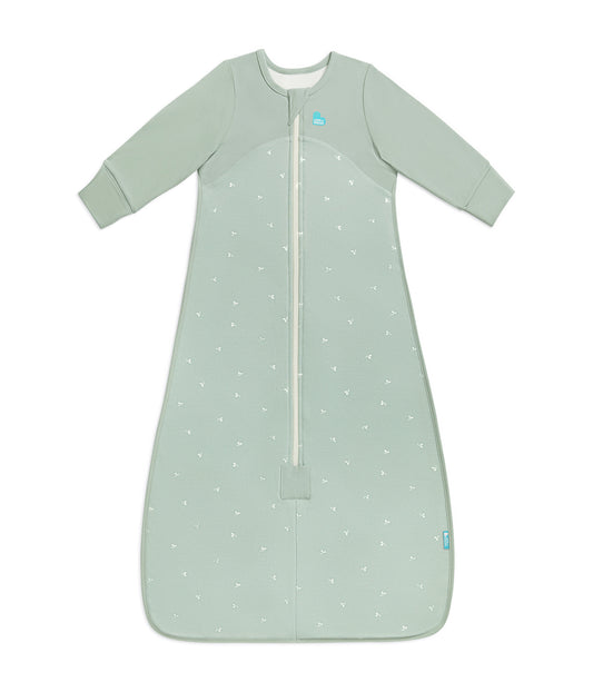 Sleep Bag Long Sleeve 1.5 TOG Cotton Olive Twigs