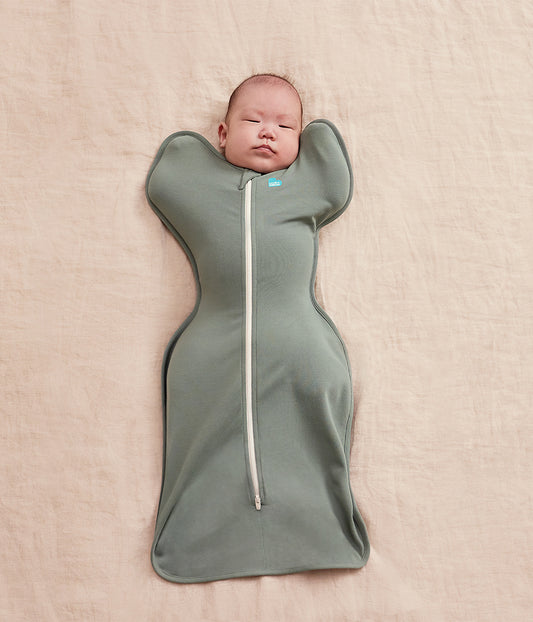 Swaddle Up Starter Set | 1,0 | 1,5 TOG | Tiefes Oliv | Naturmeliert | Naturmeliert Zweige