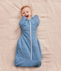 Gigoteuse d'emmaillotage évolutive Swaddle Up™ 2-en-1 2.5 TOG Coton Bleu orageux Pois