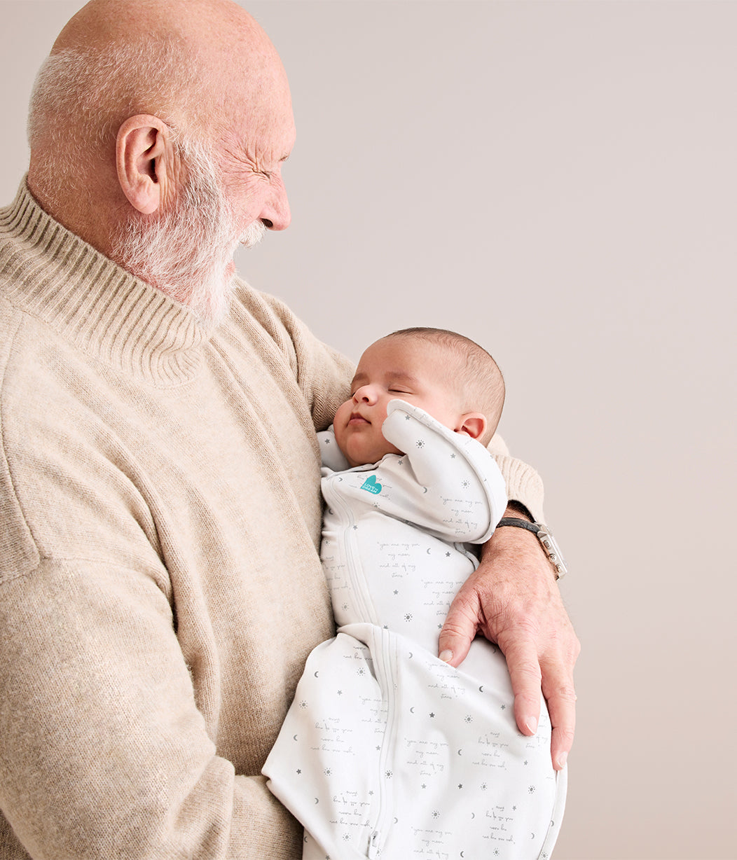 Sac d'emmaillotage Swaddle Up™ 0,2 TOG Coton Blanc Tu es mon