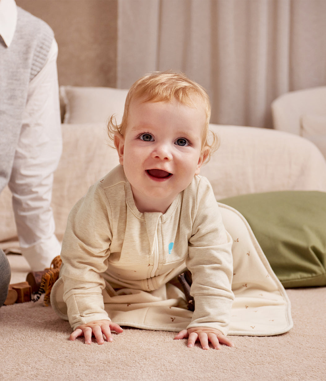 Gigoteuse manches longues 1.5 TOG Coton Nature chiné Branches